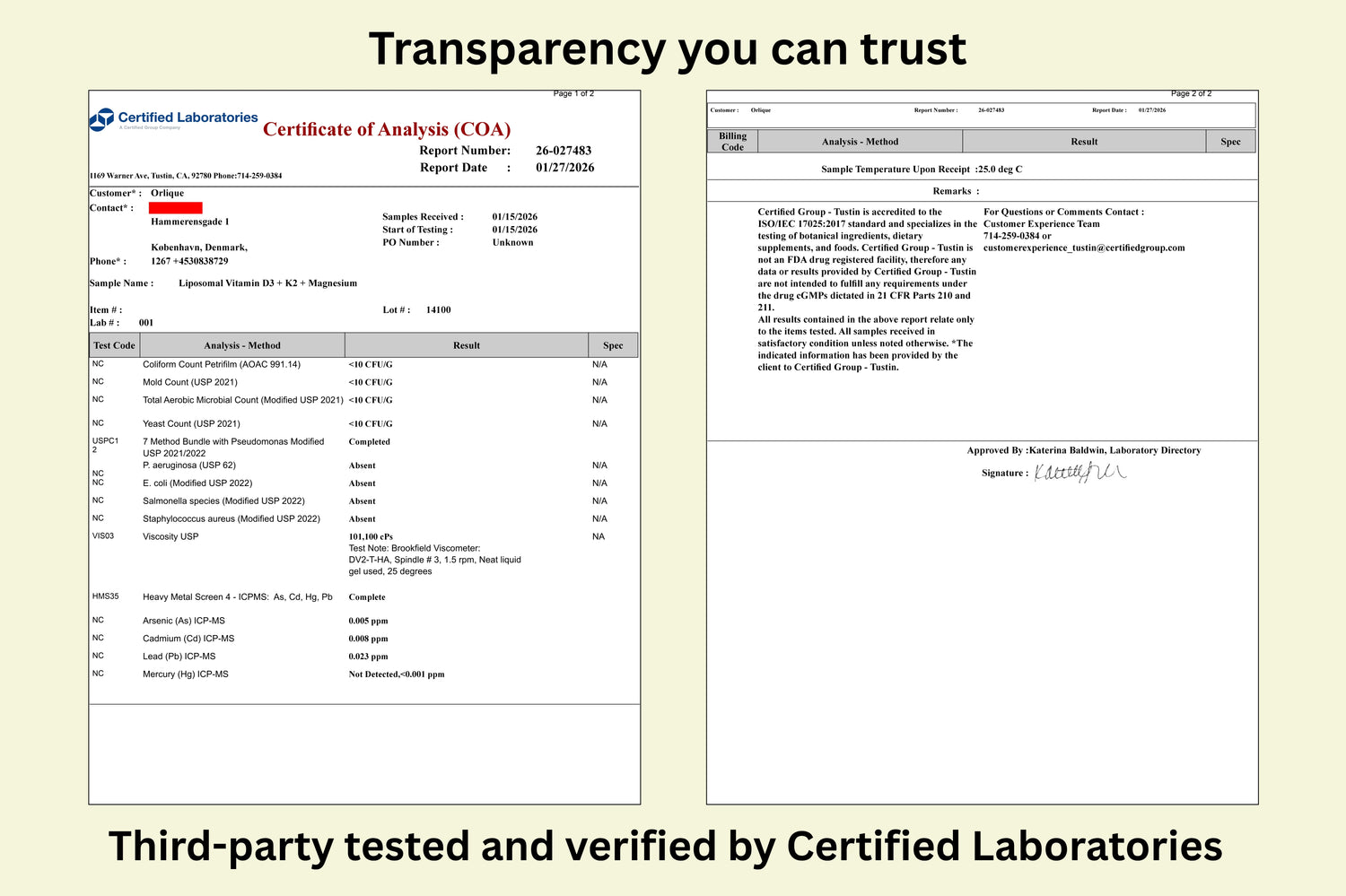 Liposomal Vitamin D3 with Magnesium and K2