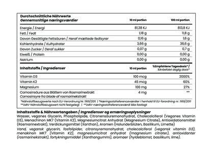 Liposomal Vitamin D3 with Magnesium and K2